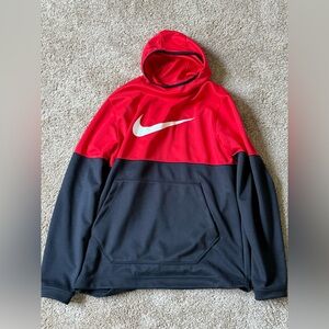 Nike Red Dri-FIT Shirt with White Swoosh